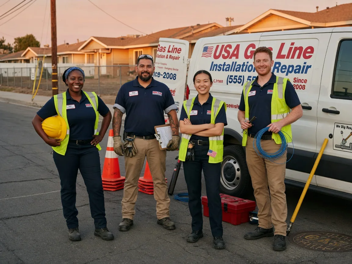 Gas Line Installation company in Oaktown, IN